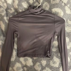 Sunday best Lavender cropped turtleneck